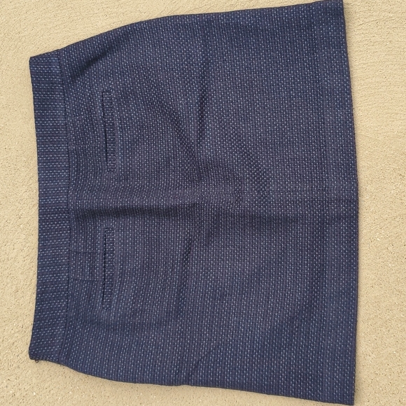 Ann Taylor Loft Petites Black Gray & Purple Polka Dot Mini Skirt Size 8P - Picture 8 of 11